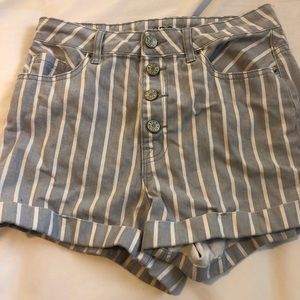 Urban Outfitters BDG High Waisted Pinstripe Shorts